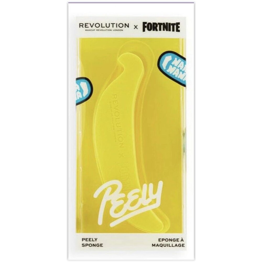 Makeup Revolution London x Fortnite 'PEELY' Banana Makeup Sponge-NEW